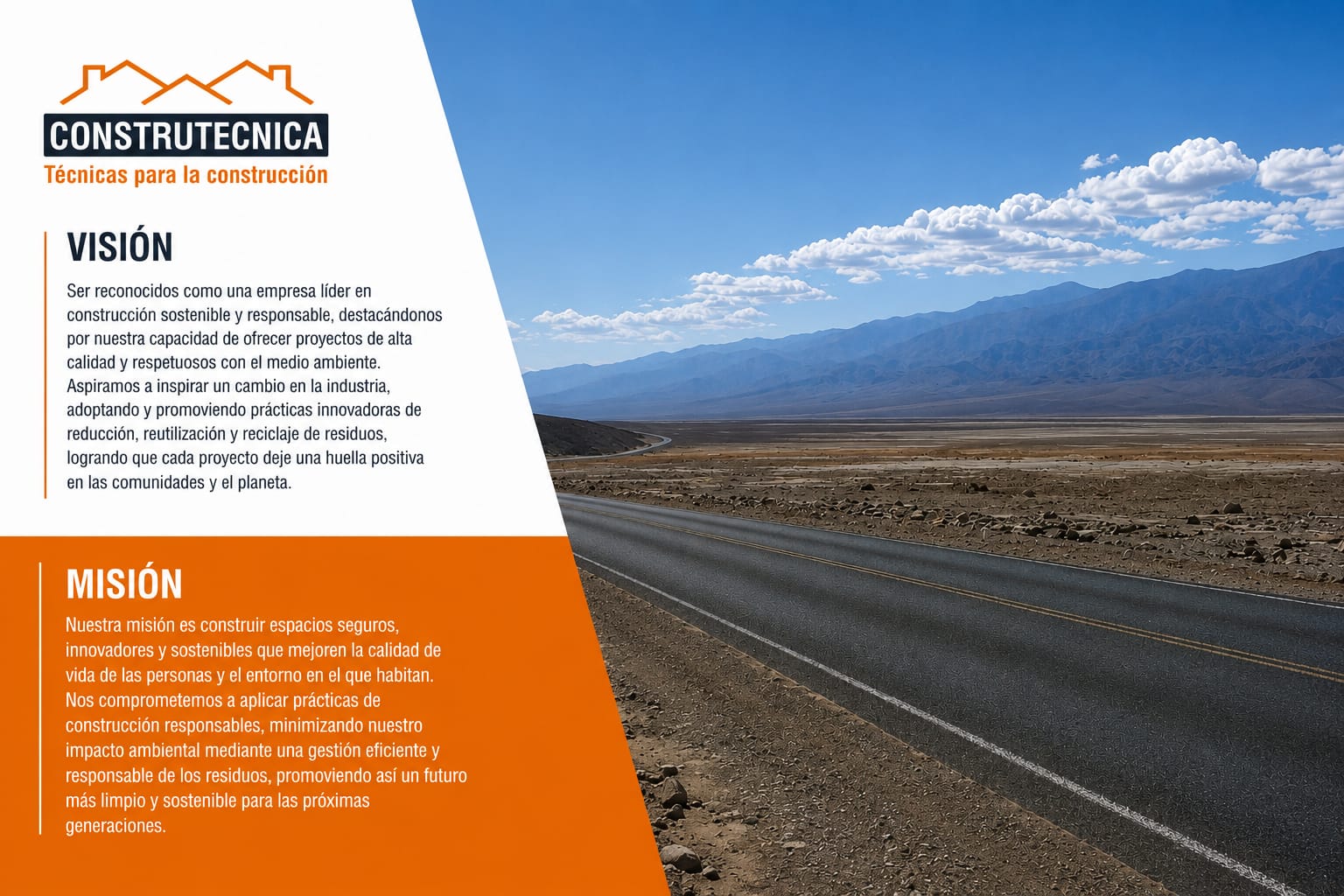 Misión y Visión Construtecnica
